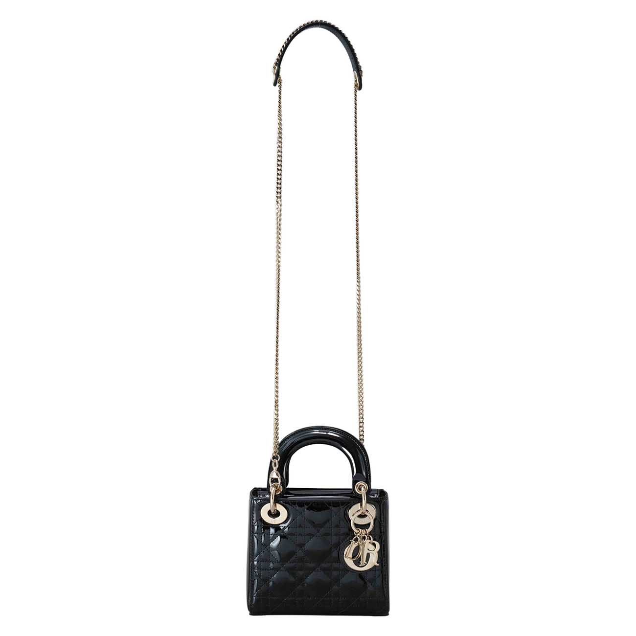 CHRISTIAN DIOR(USED)크리스찬디올 레이디디올 페이던트 미니백